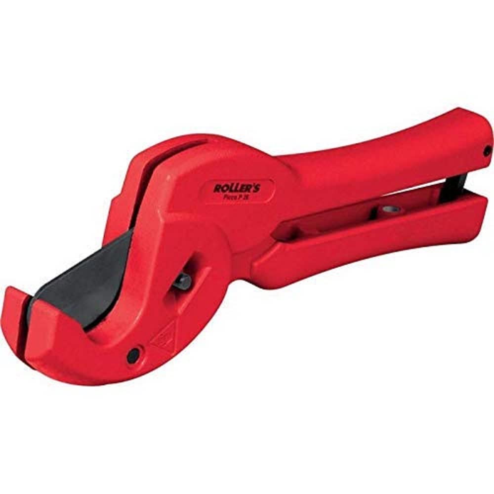 Roller 291240 A Rohrschneider/Rohrschere Picco P 26 | Einhand-Bedienung, rechtwinkliger, gratfreier Schnitt Rohrauflaufe und beidseitig geführte Klinge | für Kunststoff-und Verbundrohre bis Ø 26mm