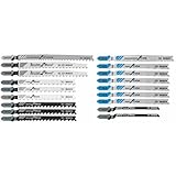 Bosch T18C 18 pc. T-Shank Jig Saw Blade Set for Wood and Metal Cutting
