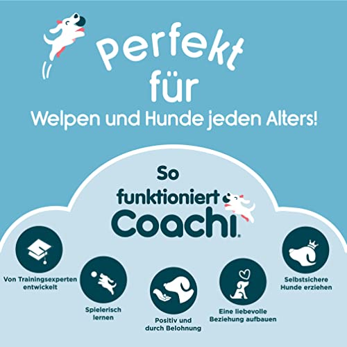 Coachi Whizzclick, 2-in-1 kombinierter Clicker und Pfeife, Hundetrainingspfeife für Rückruf- und Clickertraining zur Belohnung, verstellbares und reflektierendes Trageband, für alle Hunde und Welpen
