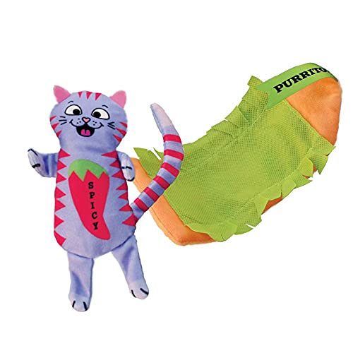 BRINQUEDO KONG PULL-A-PARTZ PURRITO P/GATOS