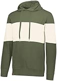 Holloway Men All-American Hoodie - 229563 - Olive Heather/Birch - L