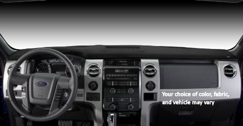 Covercraft Ultimat Custom Dash Cover | 91843-00-25 | Compatible With Select Ford F-150 Models, Black #TOP1