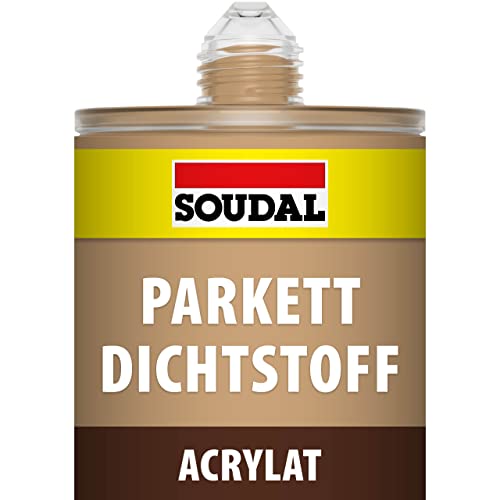 Soudal Parkettdichtstoff Massivholz-, Parkett-, Laminat- und Korkböden 290 ml Eiche hell