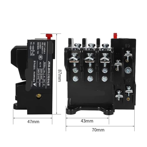 Relé térmico sobrecarga JR36-20 protector de contactor CA 2,2-3.5A 2