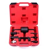 SCITOO Fit Mercedes Benz CDI 611/612/613/646/647/648 Remover Puller Injector Extractor Tool Kit with 1 Slide Hammer 3 Adapter