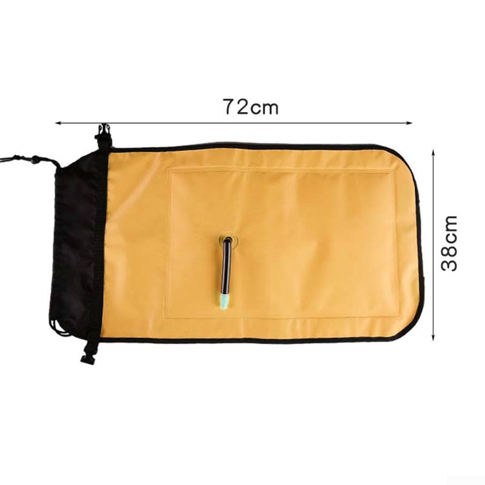 DAZZLEEX Kayak Paddle Board gonfiabile galleggiante bag, design doppio airbag con fibbia a sgancio rapido con striscia riflettente per stabilizzare kayak e tavole gonfiabili