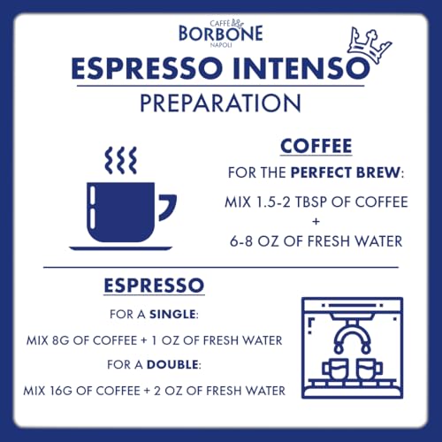 Image of Caffe Borbone Whole Bean Coffee, Medium Roast Robusta Blend, Espresso Intenso, Strong and Creamy Italian Coffee, 2.2 lb Bag (Pack of 2)
