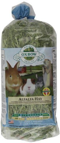 PEUAR Petlife Oxbow Alfalfa Hay for Small Pet, 425 g