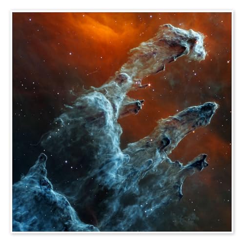Posterlounge Pillars of Creation, James Webb Space Telescope, 2022 Poster