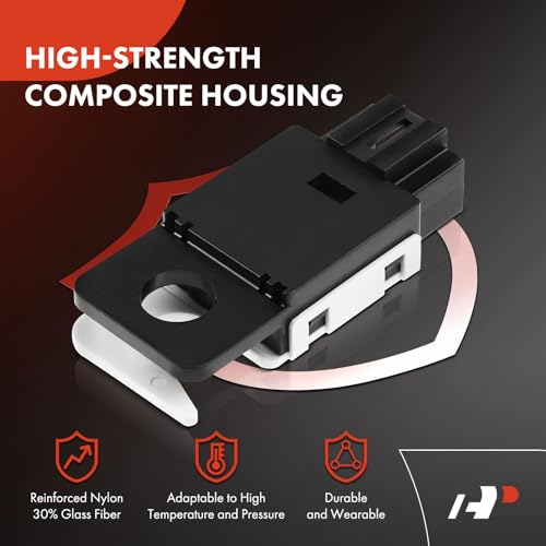 A-Premium Brake Light Switch Lamp Compatible with Chevy Silverado 1500, Suburban 1500 2500, Avalanche, Tahoe & Cadillac Escalade (EXT) & GMC Sierra 1500, Yukon - Replace# 25981009-[4-Pins] - Thumbnail 3