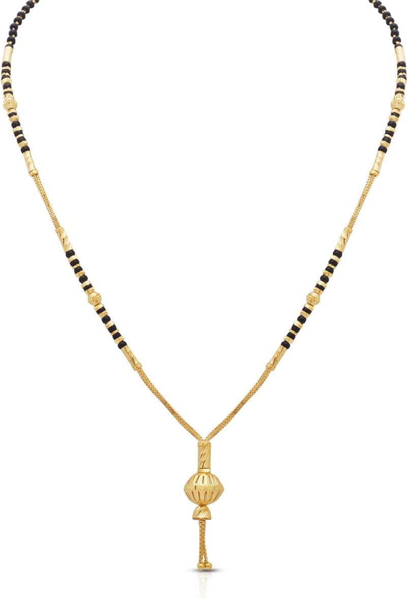 WHP Jewellers 22KT Yellow Gold Mangalsutra For Women (20 Inches)