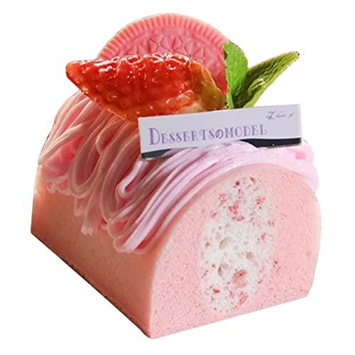 3 Pecas Modelo De Bolo De Simulação Mostruário Bolo De Exibição Comida De Brinquedo Modelo De Bolo R