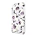 kate spade new york Romantic Floral Case for iPhone X/XS - Translucent Purple Protective Hardshell