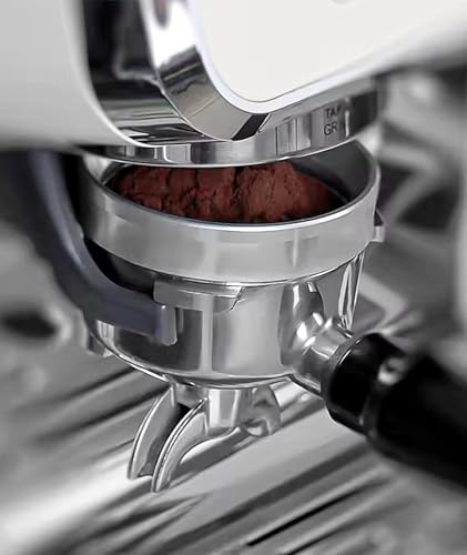 Image of Coffee Accessories Set, 51mm Portafilter Powder Ring, Coffee Stirrer, Espresso Machine Accessories, Coffee Distributor, Cafe Coffee Kit, Silver and Ebony Wood