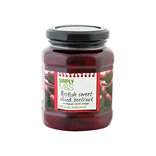 (Marks & Spencer (�}�[�N�X���X�y���T�[)) �p���̊Â��X���C�X�r�[�g���[�g198�O���� (x4) - Marks & Spencer British Sweet Sliced Beetroot 198g (Pack of 4) [���s�A��