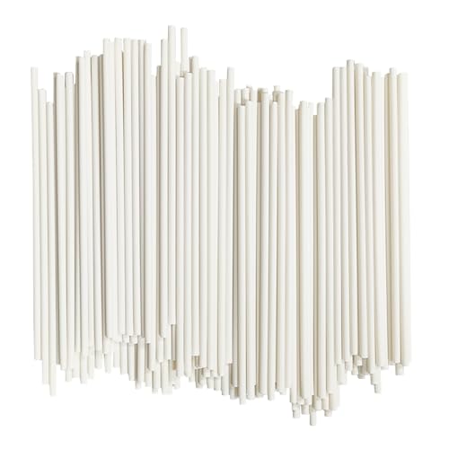 1000 Bambou Pailles en Fibre à Cocktail et Agitateurs, 12,7 x 0,3 cm Courtes Jetables Pailles Végétale, pour la Maison, les Bars et les Restaurants