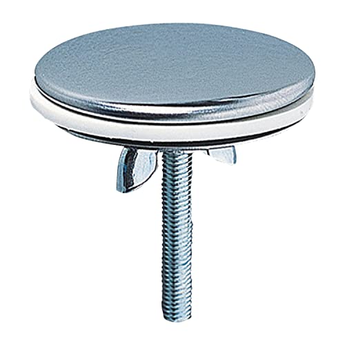 Wirquin 30724022 Cache trou en inox D43 pour évacuation, chromé