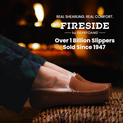 Image of Fireside By Dearfoams Women's Mel Shearling Moccasin