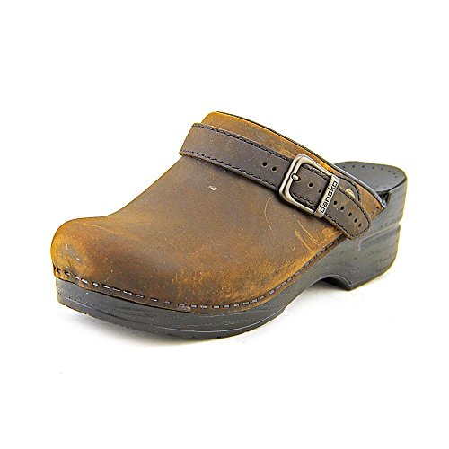Image of Dansko Ingrid Sling Back Mule Clog for Women - Anti-Fatigue Rocker Bottom Promotes Forward Foot Motion - Premium Leather Uppers for Long-Lasting Wear