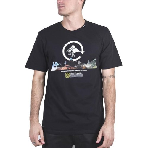 LRG Men's Big-Tall All-Terrainien T-Shirt, Black, 4X-Large