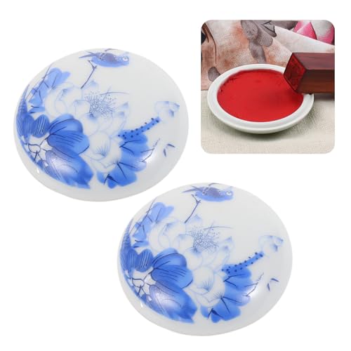 Almohadillas de tinta rojas para decorar cartas y diarios artísticos 8