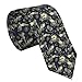 Jedenkuku Barbershop Retro Rose Beard Barber Razor Scissors Men'S Novelty Necktie Ties Funny Neckties Fashion Neck Ties Wedding Business Party Gifts
