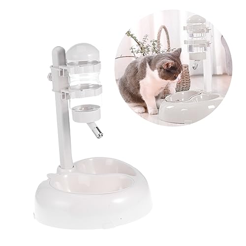Fuente automática de agua para perros y gatos blanca miniatura 5