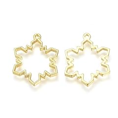 Golden Snowflake, 31.5x24.5mm