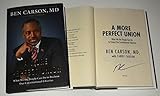 Dr. Ben Carson Autographed 'A More Perfect Union' Book w/ PROOF! - Presidential Candidate!