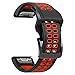 REYDA Silicone Band Compatible for Garmin Quatix 7 Pro/7/6/5, 22mm Quick Fit Watch Band Soft Breathable Silicone Bracelet Sport Wristband Replacement Band for Garmin Fenix 7/7 Pro/6/6 Pro/5/5 Plus