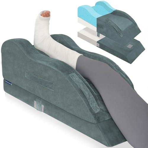 KingPavonini Adjustable Leg Elevation Pillow for After Surgery Single Leg