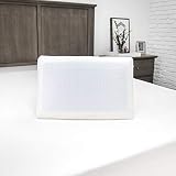 SensorPEDIC Gel Overlay Memory Foam Pillow, 1 Count (Pack of 1), White
