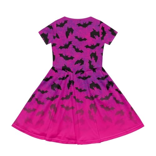 Image of Short Sleeve Dress for Girls with Pockets Cute Toddler Girl Clothes Summer 2-12