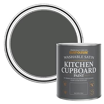 Rust-Oleum Dark Purple Scrubbable Kitchen Cupboard Paint in Satin Finish - Grape Soda 750ml