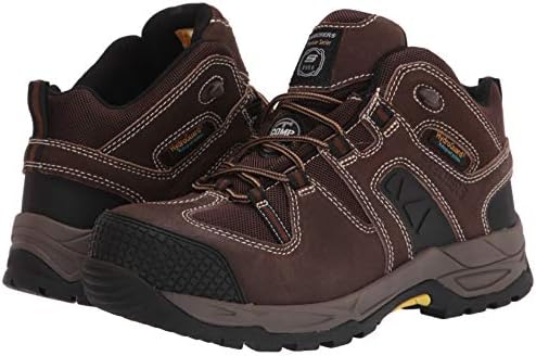 Skechers Mens Monter Construction Shoe, Dark Brown, 7.5 | Image 6