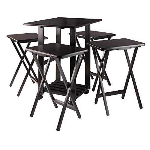 Winsome Sophia Snack Table, 23.39X28.19X33.94, Coffee #TOP4