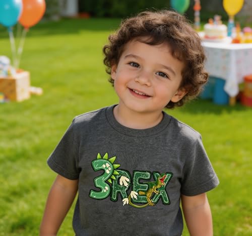 Image of Toddler Boys Girls 3rd Birthday Shirts for Baby Kids 3 Years Old Birthday Outfit for Party Short Sleeve Tshirt