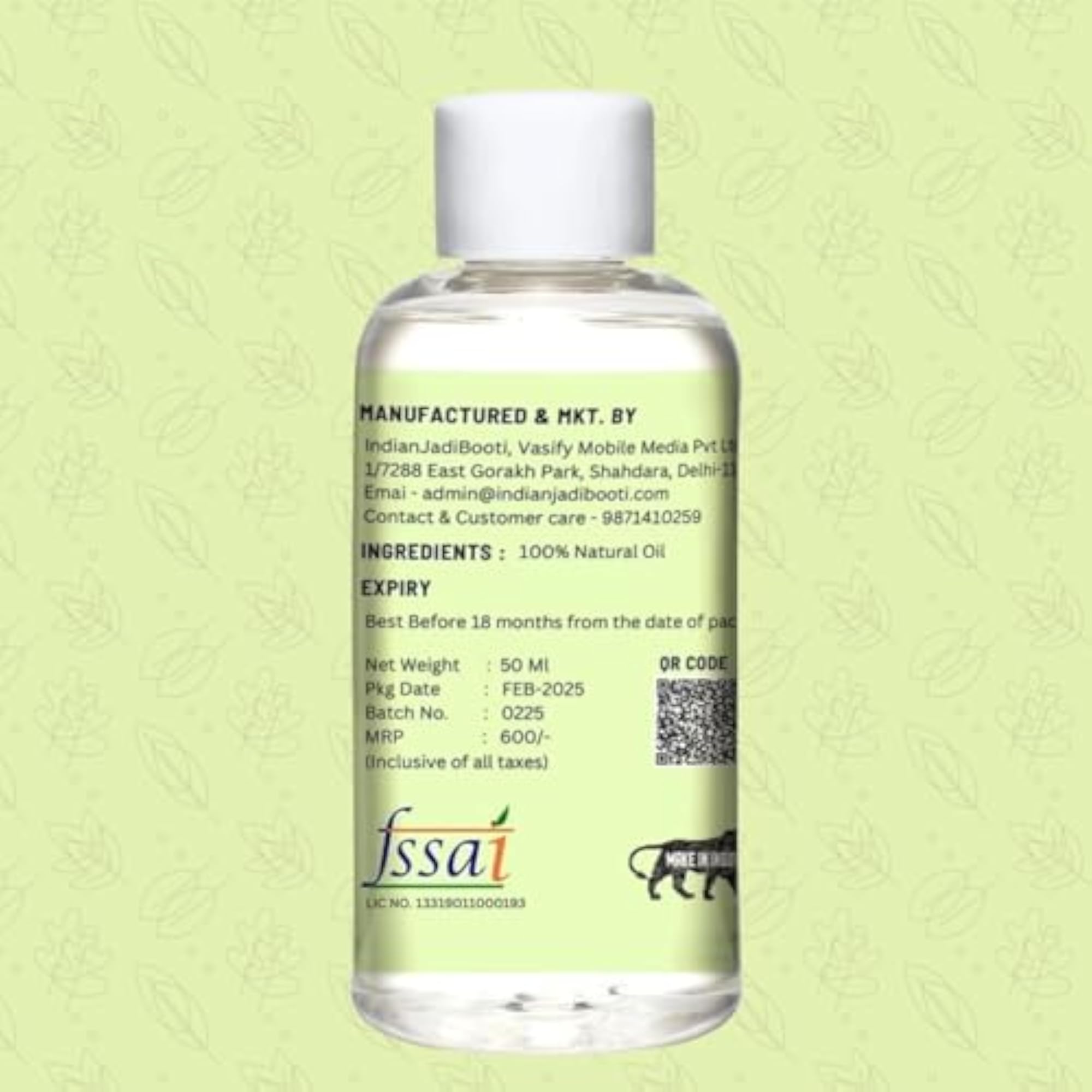 Fenugreek Seeds Cold Pressed Oil, Natural Hair Growth Treatment