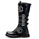  Demonia Veggie Military Stiefel Defiant-402 Mattschwarz Gr.38