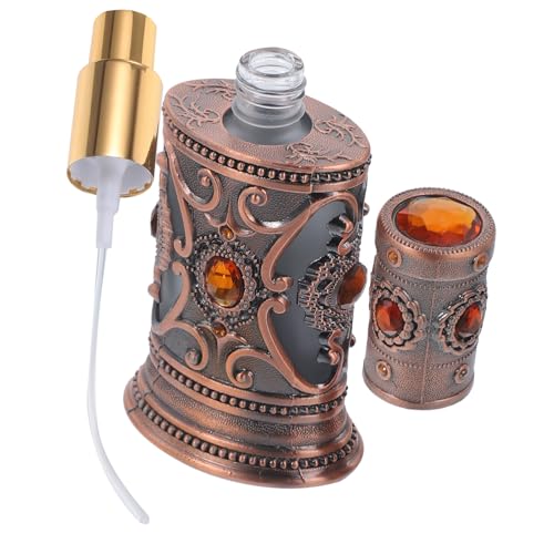 Hemobllo Botella de Perfume Recargable Retro Egipcio Resistente y...
