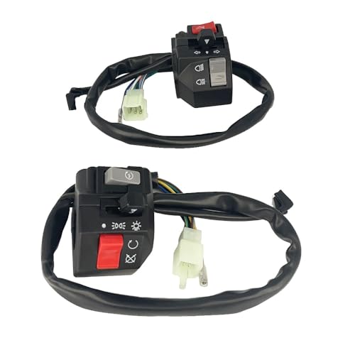 Interruptor de motocicleta con control total de luces y manillar doble para modelos Yamaha 4