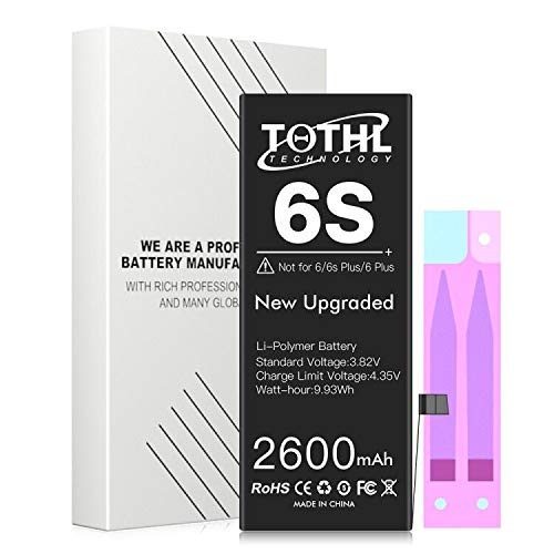 TQTHL Battery for iPhone 6S, (2022 New Version) New 0 Cycle Battery Replacement for iPhone 6S A1633,A1688,A1700 Without Repair Tool Kit