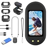 Cossify Mini Action Cam 1080P,Action Camera,Tragbare Kamera mit 360° Drehbarem Clip und Magnetclip,Mini K-Amera,Kleine Bodycam Körperkamera Überwachungskamera für Reisen, Outdoor