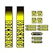 STAR SAM Adesivi Compatibili con forcella bici Rock Shox Recon 2021 Giallo 1 CMT