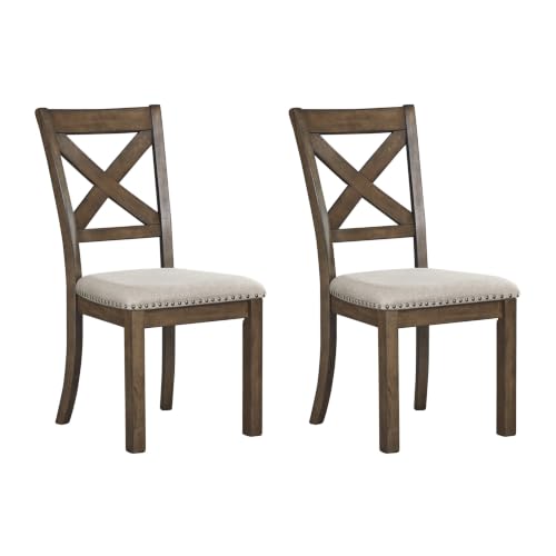 Image of Signature Design by Ashley Moriville Upholstered Dining Chairs Set of 2