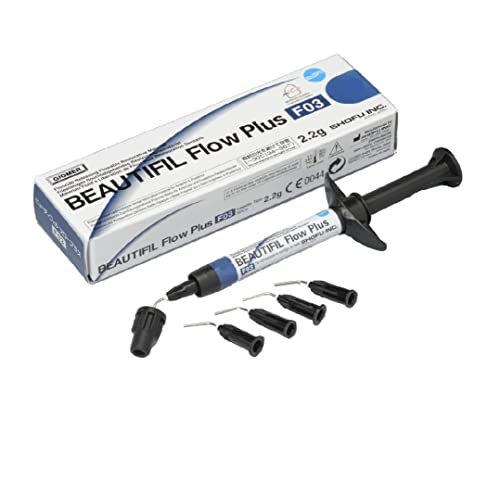 Shofu Beautifil Flow Plus F03 Low Flow (Shade A1) Hybrid Restorative Syringe, (Pack Of 1-2.2 Gm Syringe) Wall/Core Build-Up Material By Shofu Dental (2014) #TOP1