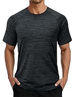 Fabric: Men's polyester short sleeve t-shirt, soft, comfortable, lightweight, breathable. Quick Dry: Featuring quick-dry technology, this moisture-wicking t-shirt is crafted with breathable, dry-fit fabric that keeps you dry and cool during activitie...