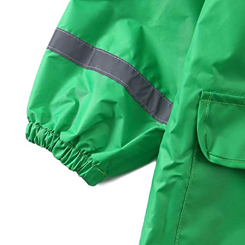 LIVACASA Regenponcho, uniseks, waterdicht, licht, regenjas, schooltas, ademend, regenjas, tas, outdoor, regenoverall… - Image 8