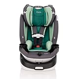 Evenflo Gold Revolve360 Slim 2-in-1 Rotational Car Seat with Green & Gentle Fabric (Peridot Green)
