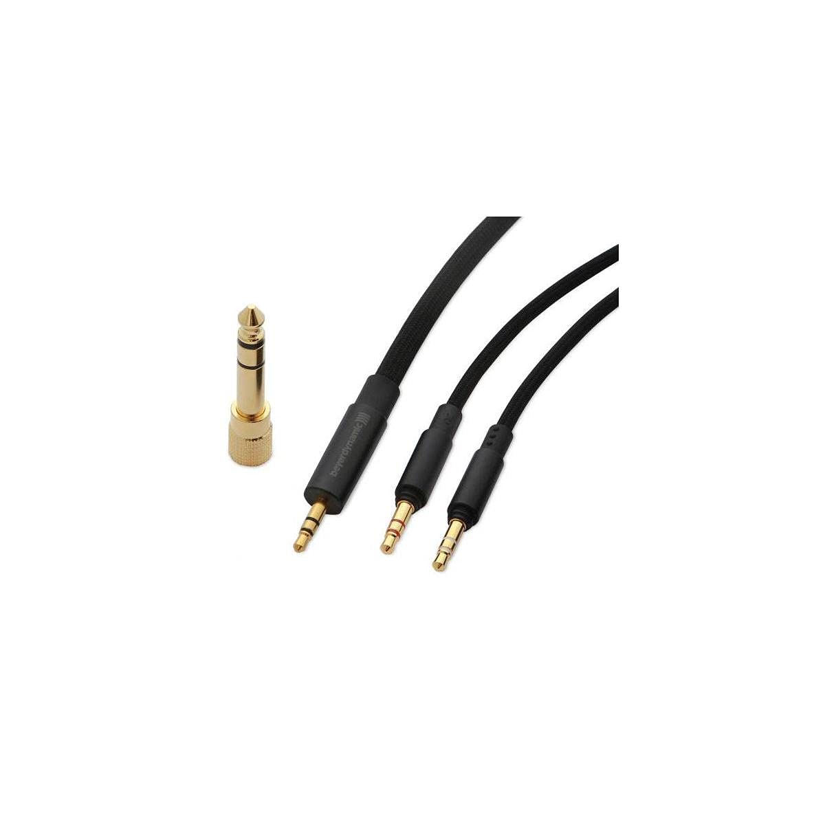 beyerdynamic Cable de conexión original de recambio 1,4 m para T1/T5 de 2ª y 3ª generación, cable de auriculares de alta gama, montaje sencillo sin herramientas